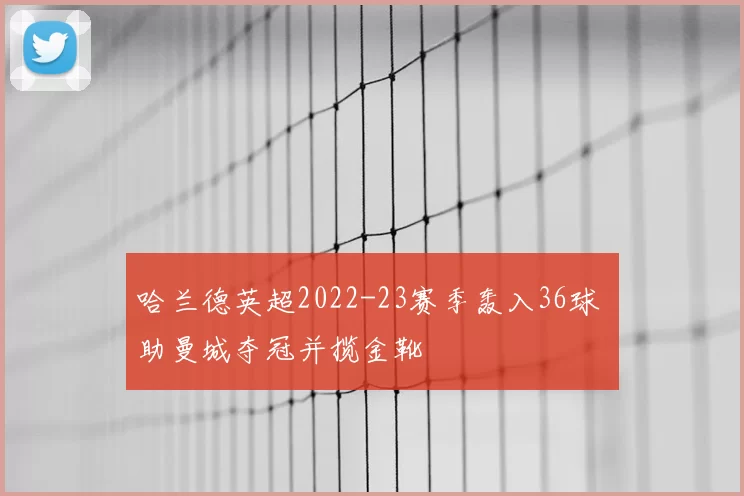哈兰德英超2022-23赛季轰入36球 助曼城夺冠并揽金靴